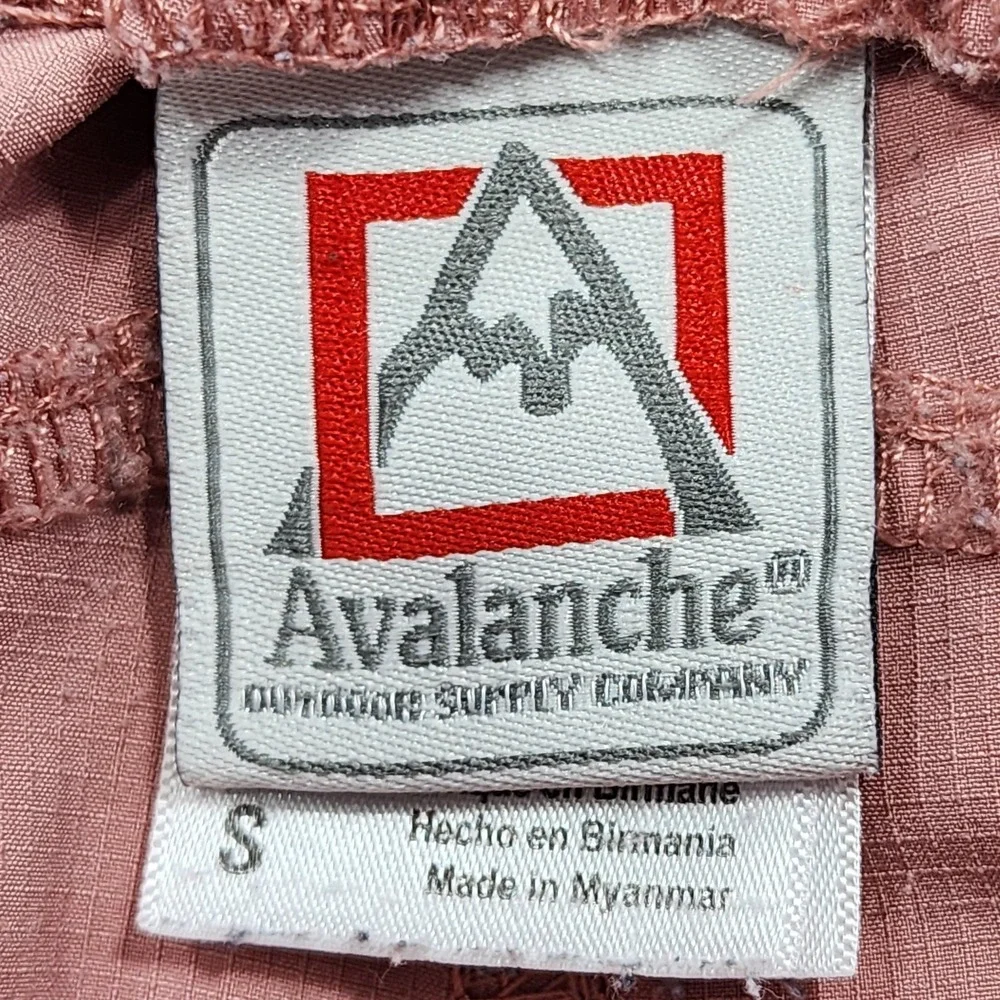 Avalanche Shorts Womens S Pink Elastic Waist Hiking Lightweight Stretch Outdoor